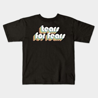Retro Tears For Fears Kids T-Shirt